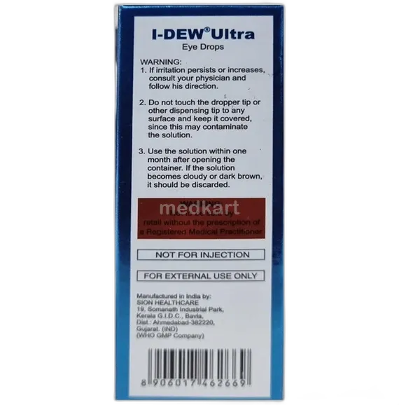 i dew ultra eye drops 10 ml
